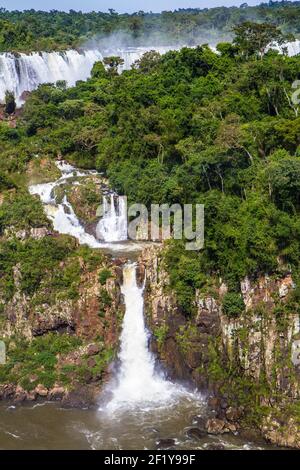 Grandioso complesso di cascate Foto Stock