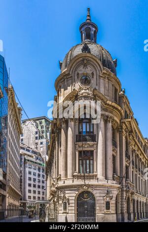 Borsa commerciale Bolsa de Comercio Santiago Cile Foto Stock