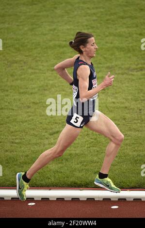 Christelle Daunay (fra) compete sulla finale femminile di 10 000 m durante i Campionati europei di atletica 2016, ad Amsterdam, Paesi Bassi, giorno 1, il 6 luglio, 2016 - Foto Stephane Kempinaire / KMSP / DPPI Foto Stock