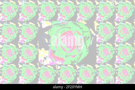 Sfondi testurizzati per banner e pagine web, giochi ecc... Sfondi colorati, con temi floreali ripetitivi. Foto Stock