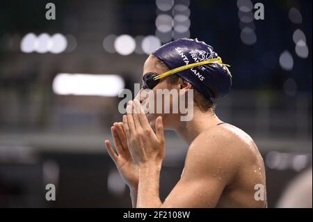 Anna Santamans (fra) su sessione di formazione durante i Giochi Olimpici RIO 2016, il 4 agosto 2016, a Rio, Brasile - Photo Pool KMSP / DPPI Foto Stock