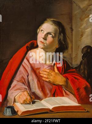 Frans Hals, San Giovanni Evangelista , ritratto, 1625-1628 Foto Stock