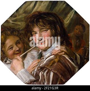 The Smoker, ritratto di Frans Hals, 1623-1625 Foto Stock