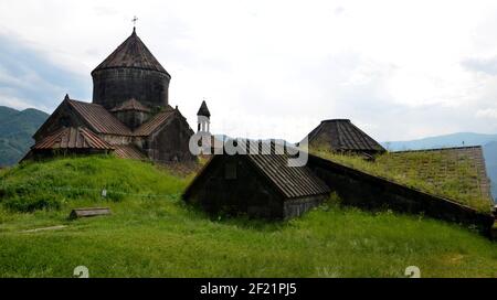 Splendida vista sul monastero di Haghpat, Armenia Foto Stock