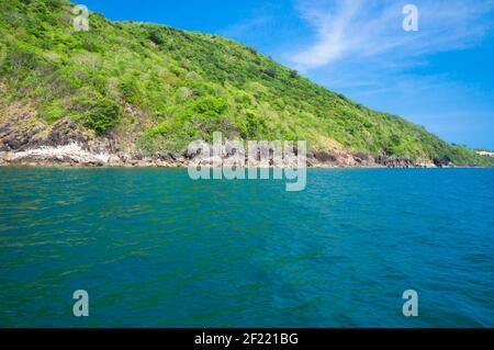 Veduta aerea dell'isola di Nam Du, Kien Giang, Vietnam. Vicino all'isola di Phu Quoc Foto Stock