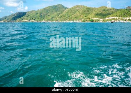 Veduta aerea dell'isola di Nam Du, Kien Giang, Vietnam. Vicino all'isola di Phu Quoc Foto Stock