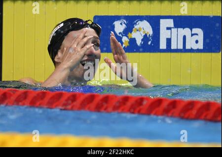 Mireia Belmonte Garcia (ESP) compete e vince la medaglia d'oro alla farfalla femminile da 200 m durante il 17° Campionato Mondiale della FINA, alla Duna Arena, a Budapest, Ungheria, giorno 14, Il 27 luglio 2017, Photo Stephane Kempinaire / KMSP / DPPI Foto Stock