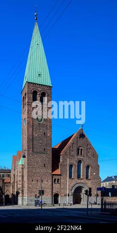 Chiesa di Sant'Andrea (Skt. Andreas Kirke (Sankt Andreas Kirke) è una chiesa luterana sulla Gothersgade di Copenhagen, in Danimarca, progettata dalla a Foto Stock