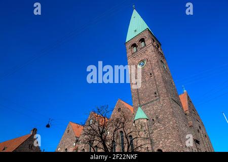 Chiesa di Sant'Andrea (Skt. Andreas Kirke (Sankt Andreas Kirke) è una chiesa luterana sulla Gothersgade di Copenhagen, in Danimarca, progettata dalla a Foto Stock