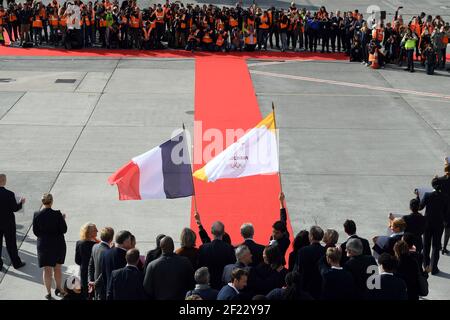 Ambiente durante il ritorno della delegazione di Parigi 2024 all'aeroporto Charles de Gaulle, Parigi, 14 settembre 2017, Foto Philippe Millereau / KMSP / PARIGI 2024 / DPPI Foto Stock