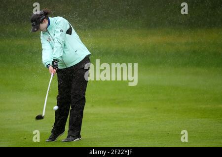 Brittany Altomare compete durante l'ultimo round del Campionato LPGA Evian 2017, all'Evian Resort Golf Club, a Evian-Les-Bains, Francia, il 17 settembre 2017, Foto Philippe Millereau / KMSP / DPPI Foto Stock