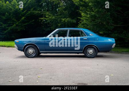 1977 Datsun 200L berlina giapponese Foto Stock