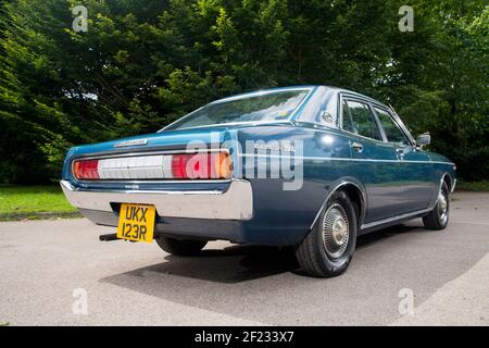 1977 Datsun 200L berlina giapponese Foto Stock