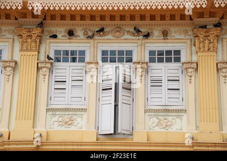 Case dei Peranakans Foto Stock