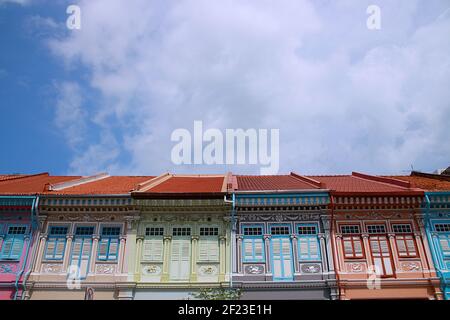Case dei Peranakans Foto Stock