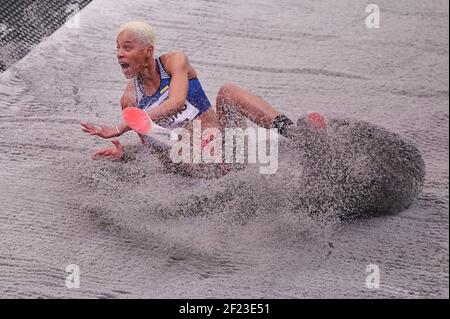 Yulimar Rojas (VEN) compete e vince la Triple Jump Final delle Donne durante i Campionati mondiali di atletica leggera 2018, a Birmingham, Gran Bretagna, Day 3 il 3 marzo 2018 - Photo Stephane Kempinaire / KMSP / DPPI Foto Stock