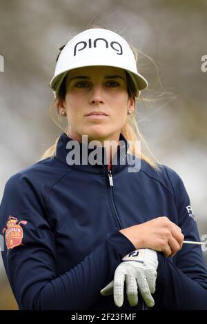 Noemi Jimenez Martin (ESP) compete nel corso del secondo round di Terre Blanche Ladies Open (LET Access Series), a Terre Blanche Hotel Spa Golf Resort, Tourrettes, il 7 aprile 2018 - Foto Philippe Millereau / KMSP / DPPI Foto Stock