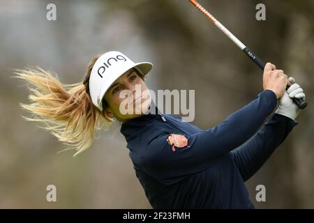 Noemi Jimenez Martin (ESP) compete nel corso del secondo round di Terre Blanche Ladies Open (LET Access Series), a Terre Blanche Hotel Spa Golf Resort, Tourrettes, il 7 aprile 2018 - Foto Philippe Millereau / KMSP / DPPI Foto Stock