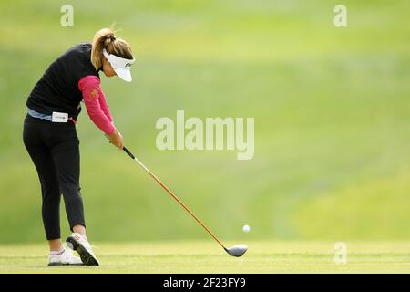 Noemi Jimenez Martin (ESP) compete nel corso del secondo round di Terre Blanche Ladies Open (LET Access Series), a Terre Blanche Hotel Spa Golf Resort, Tourrettes, il 7 aprile 2018 - Foto Philippe Millereau / KMSP / DPPI Foto Stock