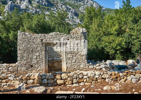 Rovine di Olympos Turchia Foto Stock