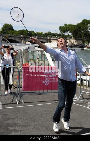 Benjamin Griveaux, Segretario di Stato al primo Ministro, portavoce del Governo durante la Giornata Olimpica 2018, a Parigi, Francia, il 23 giugno 2018 - Foto Philippe Millereau / KMSP / DPPI Foto Stock