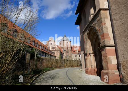 Chiesa gotica di Schlitz Hessen Foto Stock