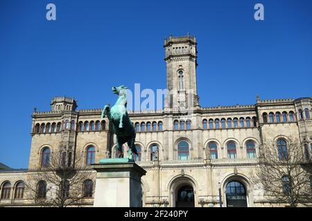 Gottfried Wilhelm Leibniz Università di Hannover Foto Stock