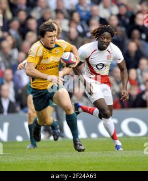 INGHILTERRA V AUSTRALIA A TWICKENHAM. 15/11/2008. ADAM ASHLEY-COOPER. IMMAGINE DAVID ASHDOWN Foto Stock