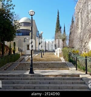 Quartiere contemporaneo a Gerusalemme, ad ovest della città vecchia Foto Stock