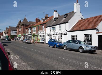 SHOS e l'Old Ship Inn su St Johns Street Nel centro storico di Bridlington Foto Stock