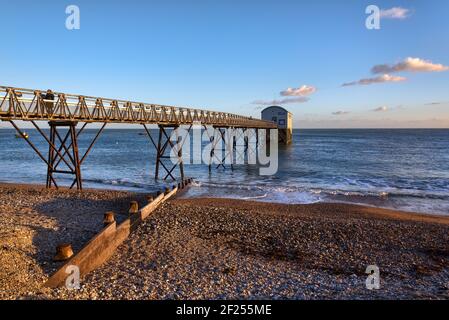 Selsey Bill scialuppa di salvataggio Station Foto Stock