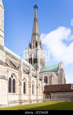 Cattedrale di Chichester, West Sussex Regno Unito Foto Stock