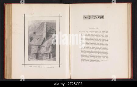 Produzione fotografica di (presumibilmente) una stampa, che rappresenta la Vecchia locanda al Seagate a Dundee; Old Inn, Capo di Seagate .. Foto Stock