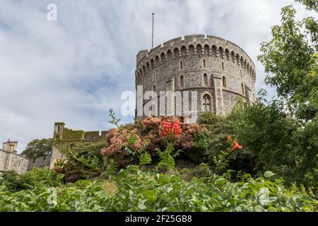 WINDSOR, MAIDENHEAD WINDSOR/UK - LUGLIO 22 : Vista del Castello di Windsor a Windsor, Maidenhead Windsor il 22 Luglio 2018 Foto Stock