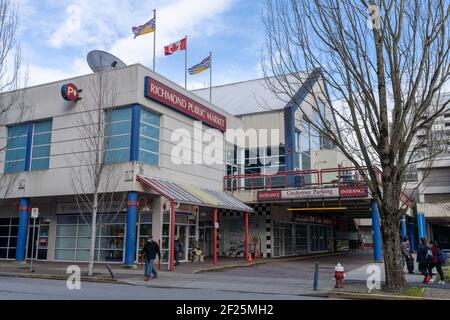 Mercato pubblico di Richmond. Richmond, British Columbia, CANADA Foto Stock