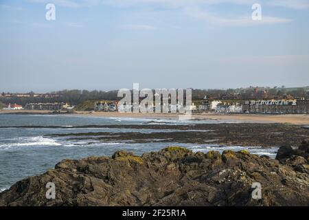 Milsey Bay North Berwick, Scozia Foto Stock