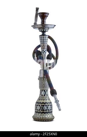 Gancio isolato o tubo dell'acqua con tubo flessibile Foto Stock