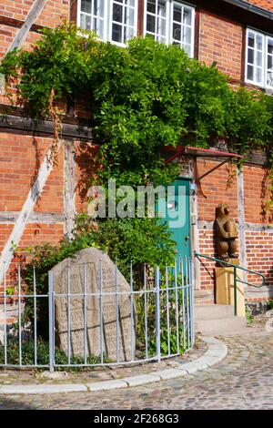 Heinrichstein a Ratzeburg Foto Stock