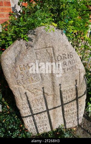 Heinrichstein a Ratzeburg Foto Stock