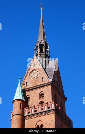 Propsteikirche Herz Jesu a LÃ¼beck Foto Stock