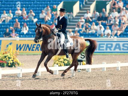 World Equestrian Games, l'Aia, 1994, Pia Laus equitazione Adrett Foto Stock