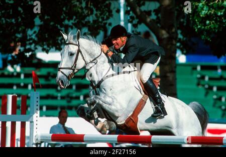 La North American Abete rosso Prati 2000, Rich Fellers (USA) riding Gallagher Foto Stock