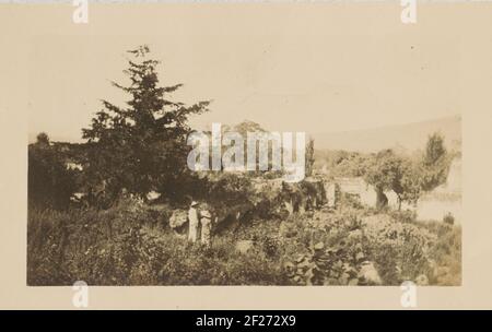 Ruïnes van Antigua Guatemala. Rovine di Antigua Guatemala, settembre 1912. Parte dell'album fotografico della famiglia Boom-Gonggrijk in Suriname e Curaçao. Foto Stock