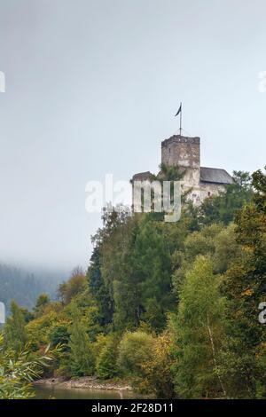 Il castello di Niedzica, Polonia Foto Stock