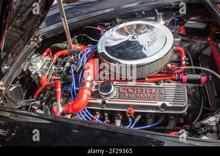 Classic Cars raduno di Praz-sur-Arly su 21 Agosto 2011 Foto Stock