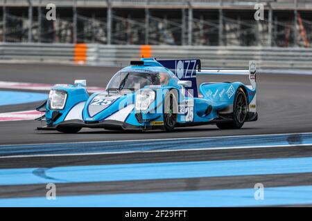 25 PATTERSON Mark (usa), FALB Jonh (usa), PIZZITOLA Andrea (fra), Team Algarve Pro Racing Oreca 07 Gibson, azione in occasione dell'ELMS European le Mans Series 2019 sul circuito Paul Ricard, le Castellet France, dal 11 al 14 aprile - Foto Marc de Mattia/DPPI Foto Stock