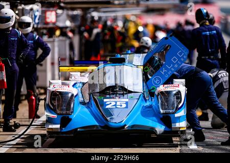 25 PATTERSON Mark (usa), FALB Jonh (usa), PIZZITOLA Andrea (fra), Team Algarve Pro Racing Oreca 07 Gibson, azione durante la ELMS European le Mans Series 2019 a Barcellona, Spagna, dal 19 al 21 luglio - Foto Xavi Bonilla/DPPI Foto Stock