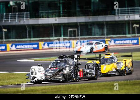 03 NATHANAEL BERTHON (fra), DERANI Pipo (BRA), DUVAL Loic (fra), RIBELLIONE R13 - GIBSON REBELLION RACING ACTION in occasione del Campionato Mondiale di Endurance FIA WEC 2019 4 ore di Silverstone, Inghilterra, dal 30 agosto al 1 settembre - Foto Antonin Vincent / DPPI Foto Stock