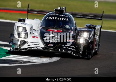 03 NATHANAEL BERTHON (fra), DERANI Pipo (BRA), DUVAL Loic (fra), RIBELLIONE R13 - GIBSON REBELLION RACING ACTION durante il Campionato Mondiale di Endurance 2019 FIA WEC 4 ore di Silverstone, Inghilterra, dal 30 agosto al 1 settembre - Foto Clement Marin / DPPI Foto Stock