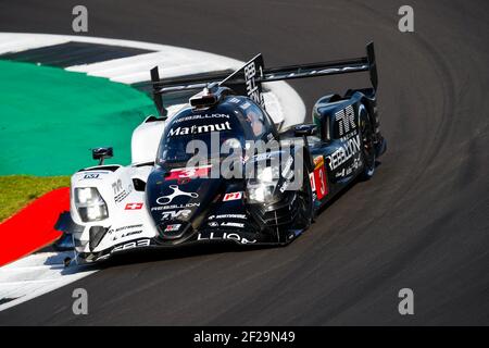 03 NATHANAEL BERTHON (fra), DERANI Pipo (BRA), DUVAL Loic (fra), RIBELLIONE R13 - GIBSON REBELLION RACING ACTION durante il Campionato Mondiale di Endurance 2019 FIA WEC 4 ore di Silverstone, Inghilterra, dal 30 agosto al 1 settembre - Foto Clement Marin / DPPI Foto Stock